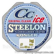 Леска STEELON ICE CRISTAL CLEAR FLUOROCARBON COATED 0,12/ 50м