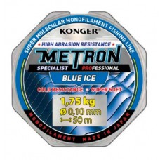 Леска METRON SPECIALIST PRO BLUE ICE, 0.08 мм / 50 м KONGER